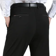 Aliexpress - men’s spring and autumn fashion business casual trousers suit pants men’s stretch straight-leg suit pants extra large size 29-52