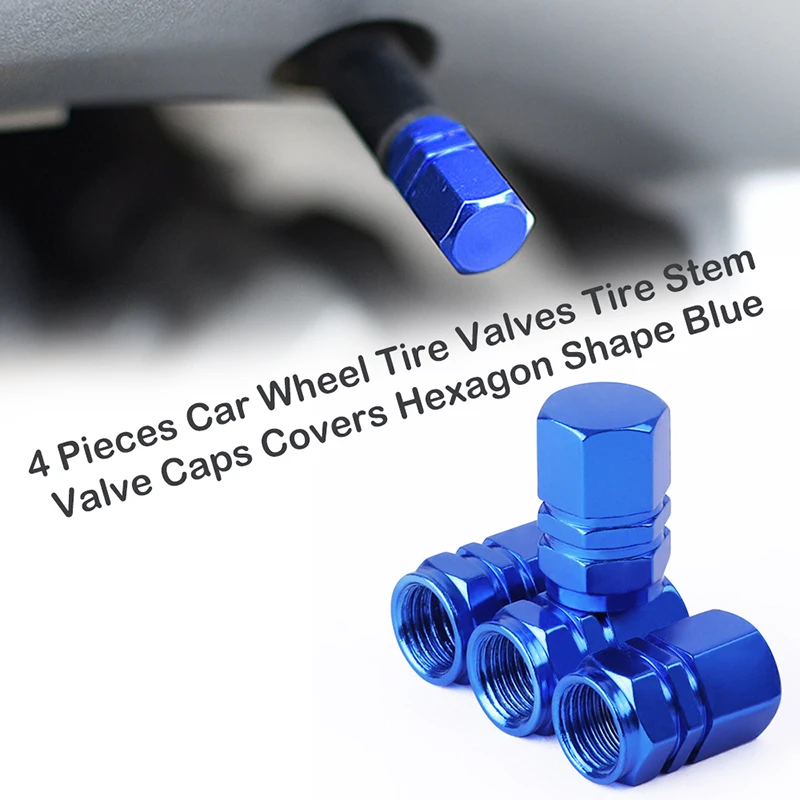 

4PCS Car Tire Valve Stem caps Bolt-in Aluminum Theftproof Wheel Tires Valves Tyre Stem Air Caps Airtight Cove Levert