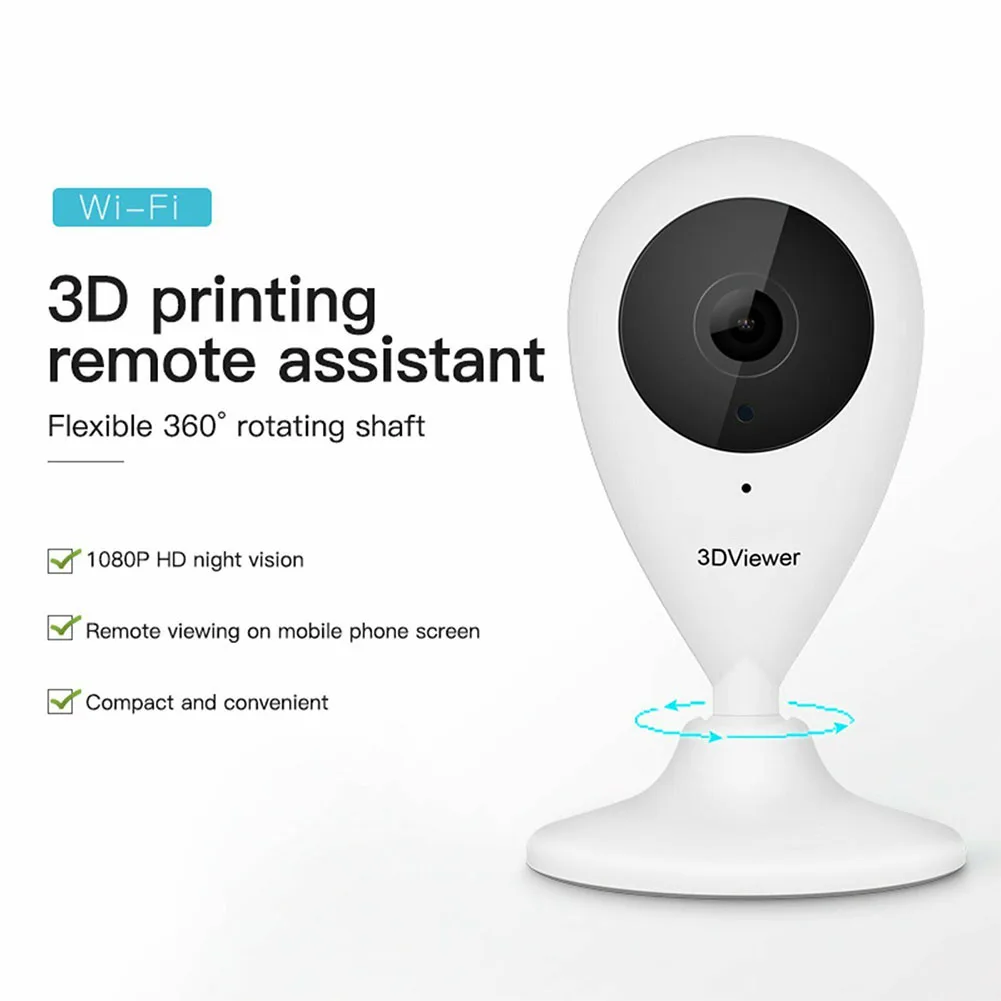 

Portable Magnetic Smart 1080P HD WIFI USB 3D Viewer IR Printer Camera Remote Monitor 360 Rotation For Ender-3 CR-10