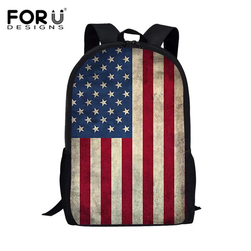 Классический рюкзак с флагом Великобритании, США, для детей, для начальной школы, рюкзак, для начальной школы, художественная живопись, американский флаг, школьный рюкзак, персонализированный Рюкзак - Цвет: Z4045C