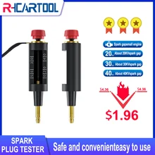Probador de bobina de encendido para coche, accesorios bujía, bobina de sistema de encendido ajustable, herramienta de prueba de ignición herramientas para el auto herramientas de diagnóstico herramienta