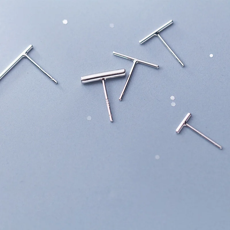 La Monada Women Earings Studs 925 Sterling Silver Geometry Minimalist Fine In Jewelry Stud Earrings For Women Silver 925 Korean