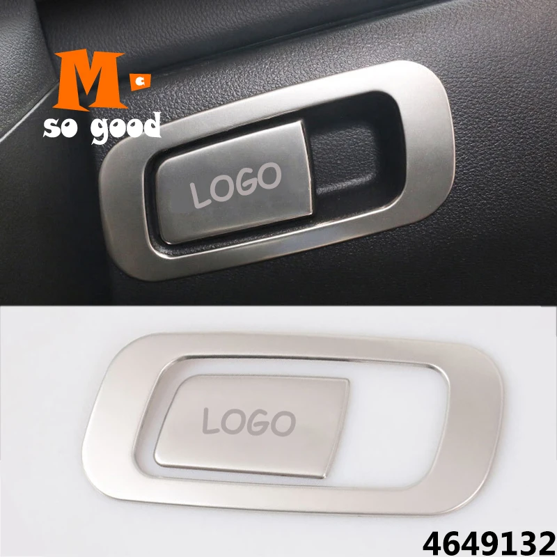 

2016/17/18 For Honda Civic 10th Car Copilot Glove Box Handle bowl trim Cover-Stainless steel Car interior styling accessories