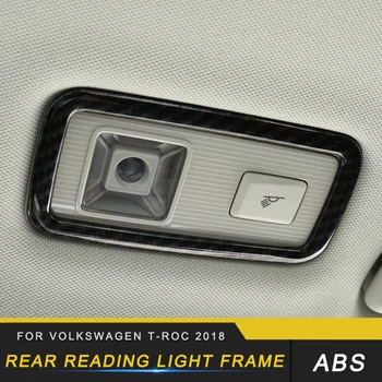 

Auto Car-styling Rear Reading Light Frame Trim Stickers Covers Interior Accessories for Volkswagen T-ROC 2017-2020