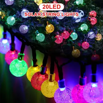 

Solar Fairy String Fairy String Light Fairy Light Garden Festival Outdoor 20LED Landscape Lamp Yard Super Bright Xmas Decor
