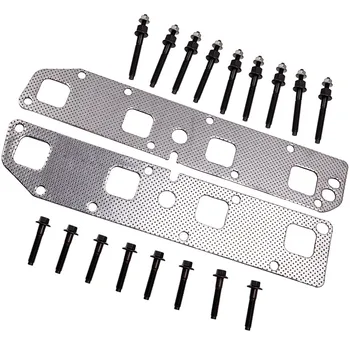 

for Dodge Ram 5.7 HEMI 2003-2008 Exhaust Manifold Bolts Gaskets REPAIR KIT for Jeep Grand Cherokee Commander XK V8 5.7L 2005-08