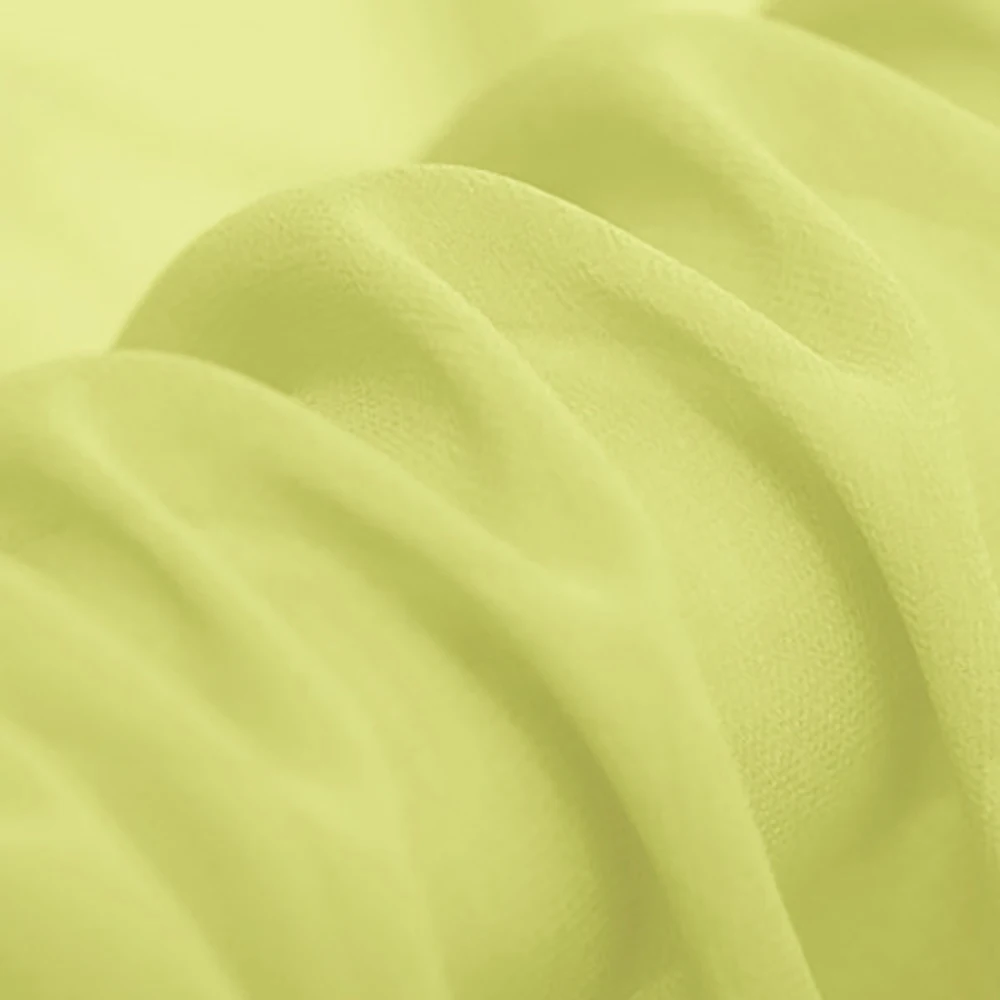 SILK GEORGETTE 114cm width 8momme/100% Silk Chiffon Fabric Wholesale Free Shipping MOQ 1meter Bright YellowNO10 | Дом и сад