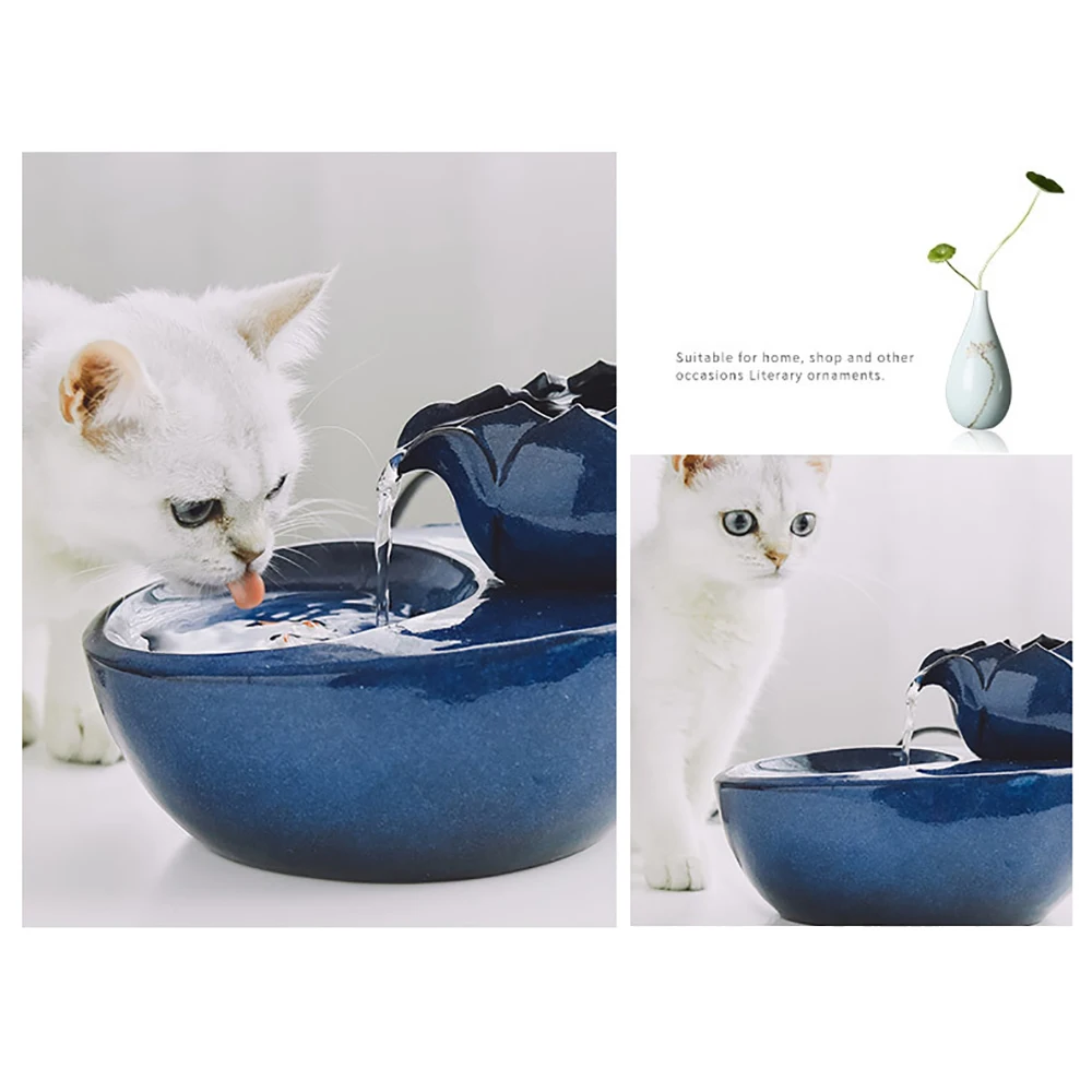easy clean cat water fountain