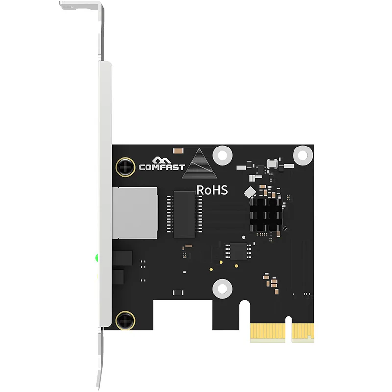 Gigabit 2500Mbps Ethernet PCI Express Card Mạng Máy Tính Để Bàn Chơi Game PCI-E Adapter 10/100/1000Mbps Nhanh Chóng Truyền cho Win 7/8/10 wireless network adapter