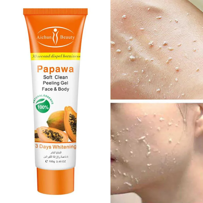 Papaya Deep Cleansing Scrub Face Cream Peeling Gel Face Body Skin Moisturizing Ebay