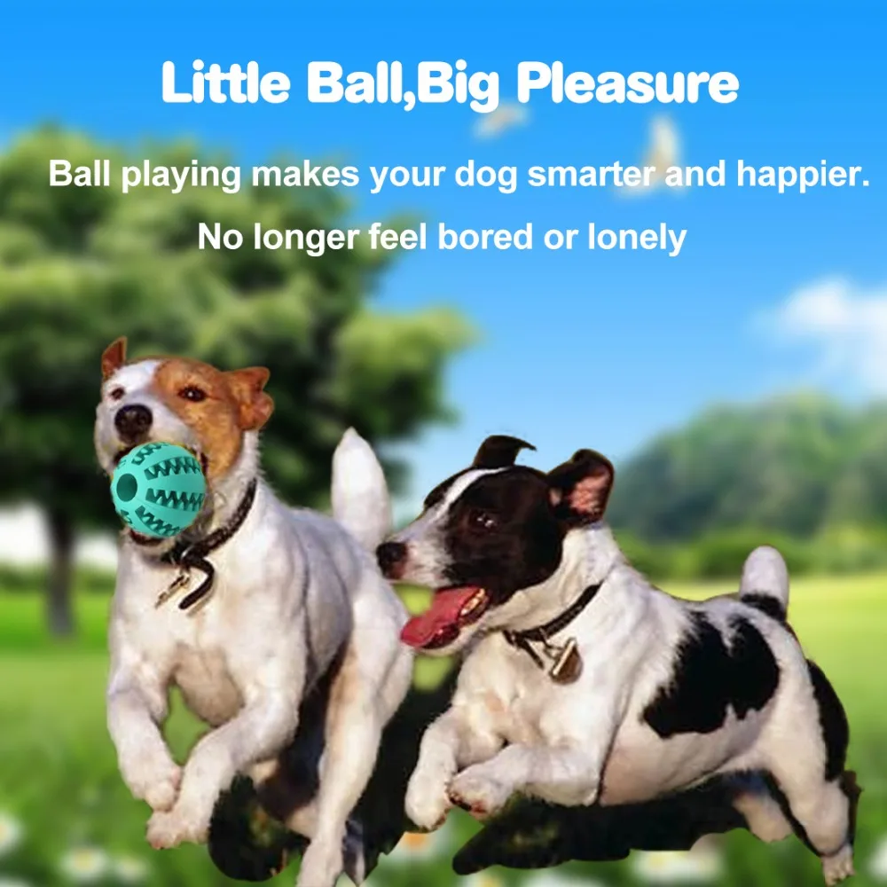 Pet Sof Pet игрушки для собак игрушка забавный интерактивный эластичный шарик жевательная игрушка для собаки зуб чистый шар еды Экстра-жесткий резиновый мяч