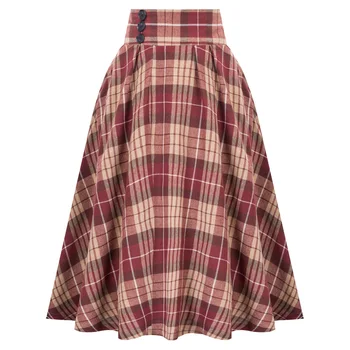 

A-Line Skirt Elegant Pleated Short Party Cocktail Elastic Waist High Waist