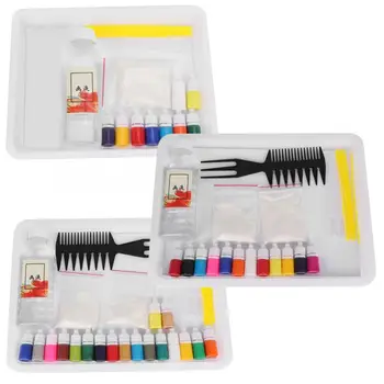 

Water Marbling Paint Water Pigment for Paper Marbling Ebru Art Tool with A5 27 x 20cm Tray (Random Color) Water Marbling