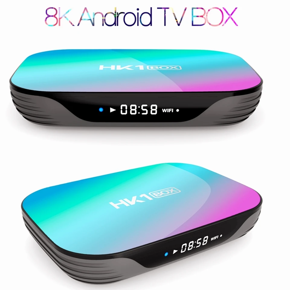  8K Ultra HD Android TV BOX Android 9.0 Smart TV BOX 5G WIFI 8K HDMI 2.1 USB 3.0 Amlogic Quad Core O