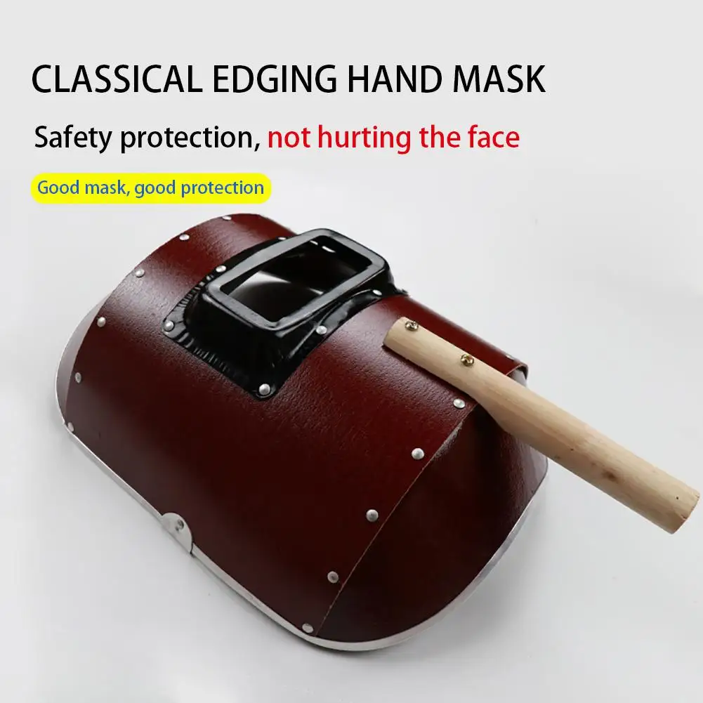 

Steel Handheld Welding Mask Waterproof Classical Welding Handheld Helmet for Men