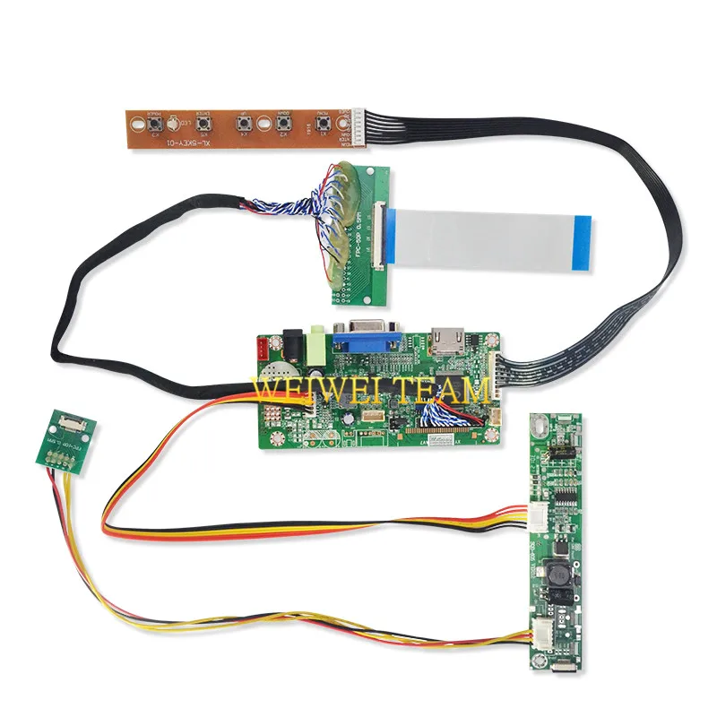 Controller Board 10,3 дюймов ips Pro ЖК-Дисплей 1920x720 растягивается Бар ЖК ультра широкий экран 50 контактов LVDS VGA HDMI плата контроллера для автомобиля - Цвет: Controller Board