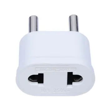 

1pcs EU KR Plug Adapter Japan CN US To EU Euro European Travel Adapter Electric Plug Power Cord Charger Sockets Outlet