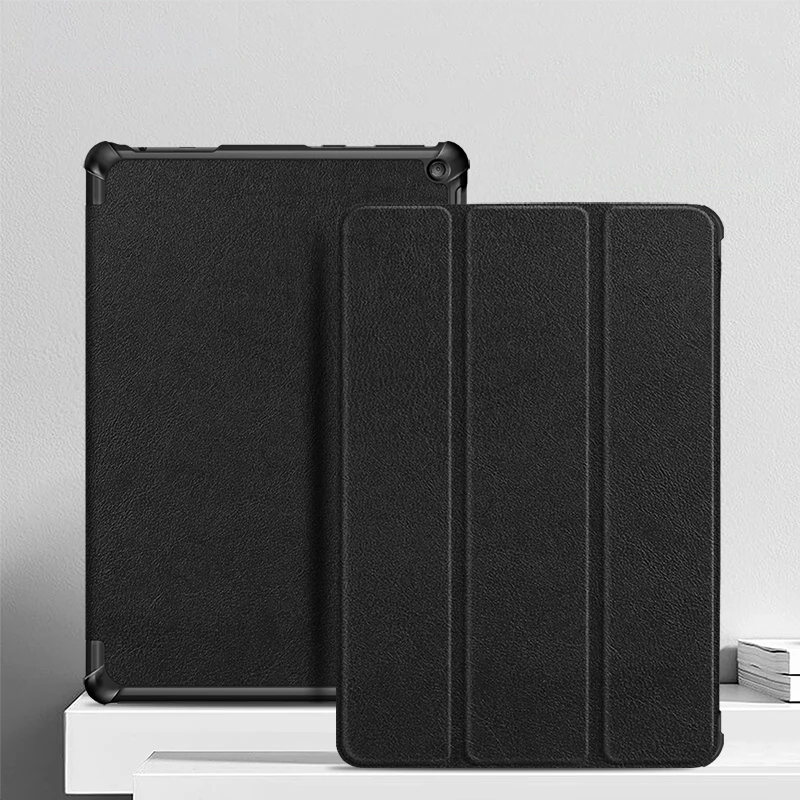 Premium Smart Case for 10.1'' Tablet - PU Leather Tri-fold Stand Cover