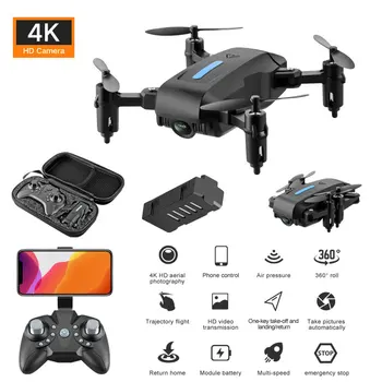 ZITY-Mini Drones profesionales M9 Pro 4K con cámara HD, gran angular, Wifi, avión, helicóptero, FPV, juguetes para niños de 10 años