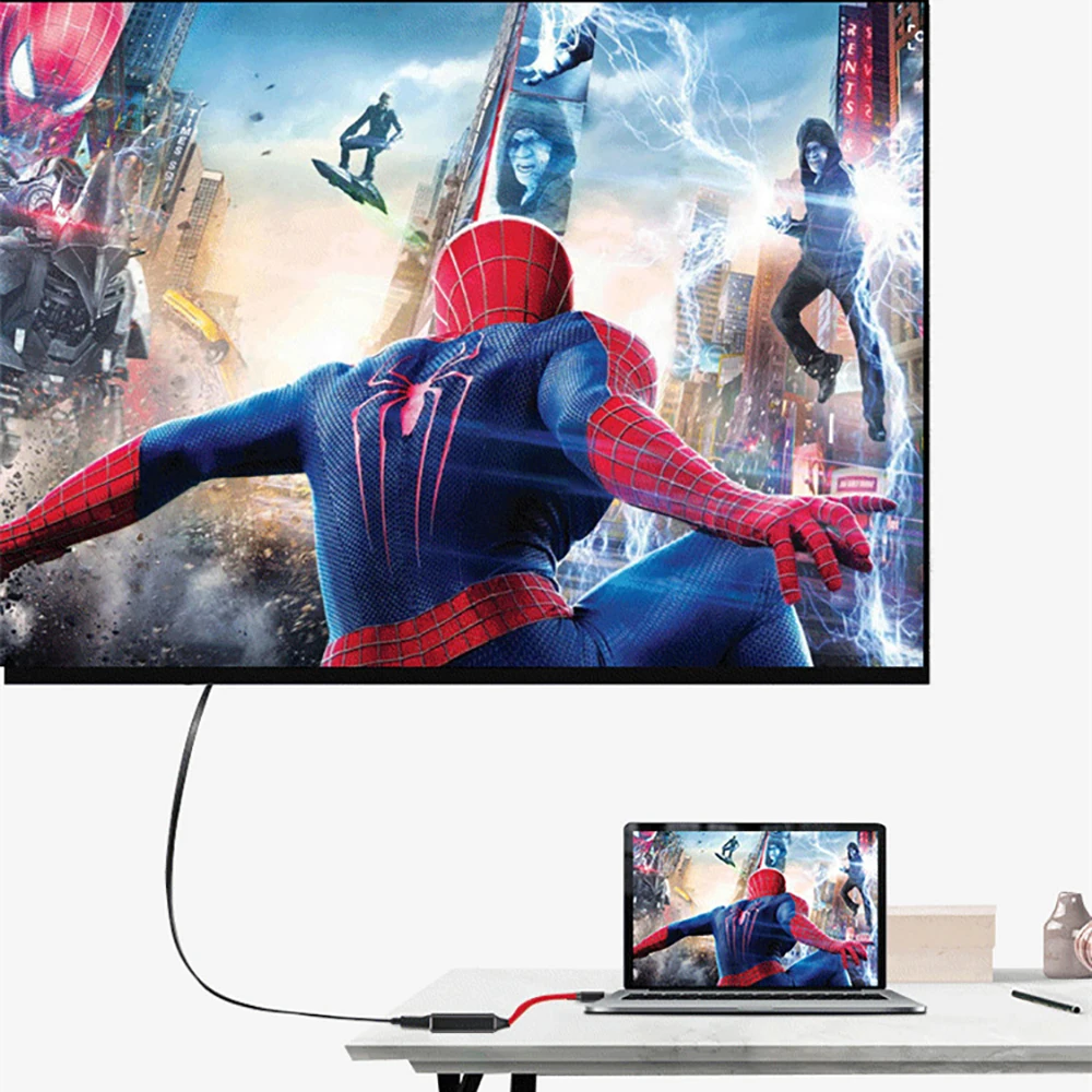 Usb type C к HDMI 4K кабель адаптер мужчин и женщин конвертер для MacBook PRO samsung S9 S10 huawei mate 20 p30 pro Thunderbolt