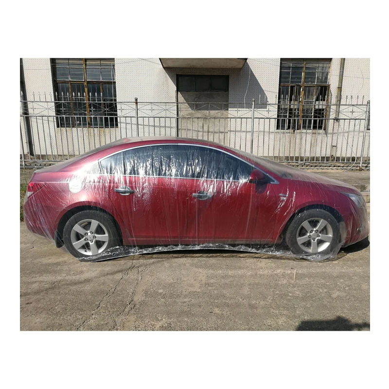 

Disposable Waterproof Car Cover Dustproof Anti Pollution Transparent Auto Cover Car Environment Friendly Material