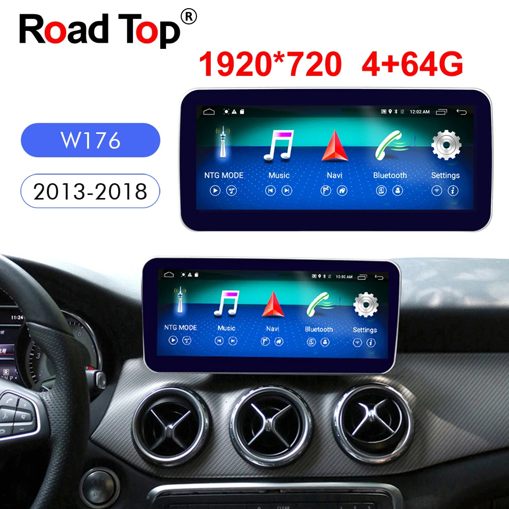 Андроид 10 4 + 64G 25 &quotЖК-дисплей для Benz CLA GLA класса W176 2013-2015 gps-навигация радио стерео