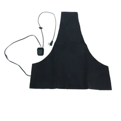40*40cm Lightweight Heated Vest USB Charging Heated Vest Electric Heated Vest Jacket  Cloth Black Heating Pad Vest