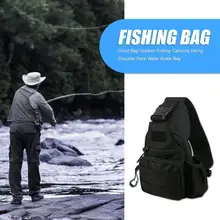 Нагрудная сумка для рыбалки, кемпинга, пешего туризма, сумка для бутылки воды