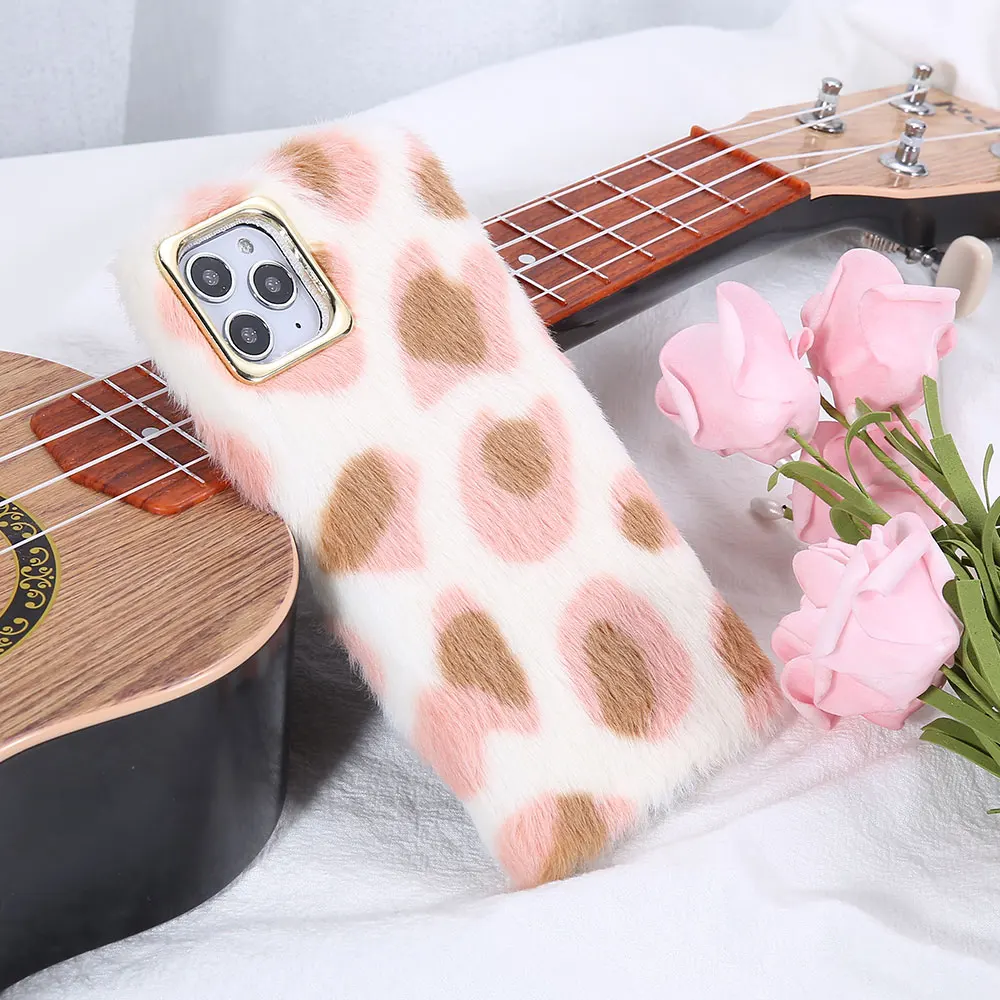 KISSCASE Warm Soft Phone Case For Samsung S10 Funda Leopard Back Cover For Samsung Note10 Capa 3