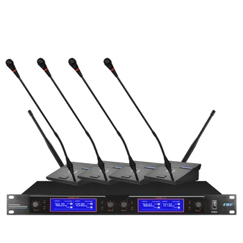 ORBAN プロフェッショナルワイヤレスマイクシステム UHF4 チャンネル会議ラペルコンデンサヘッドフォンカラオケスタジオスタジオ Microphon