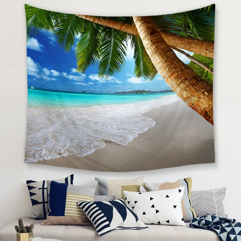 landscape Decorative Tapestries Hanging Wall Tapestries Mandala Bohemian Tapestry Landscape Wallpaper Wall Art Shawl Throw