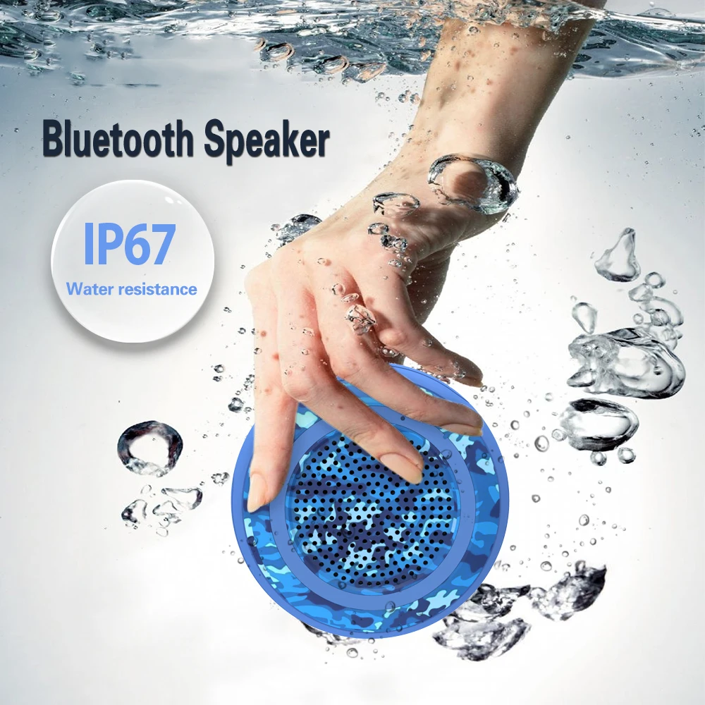 IPX7 водонепроницаемый открытый Bluetooth динамик плавательный бассейн плавающий портативный мини-динамик s беспроводной 5 Вт с микрофоном TWS