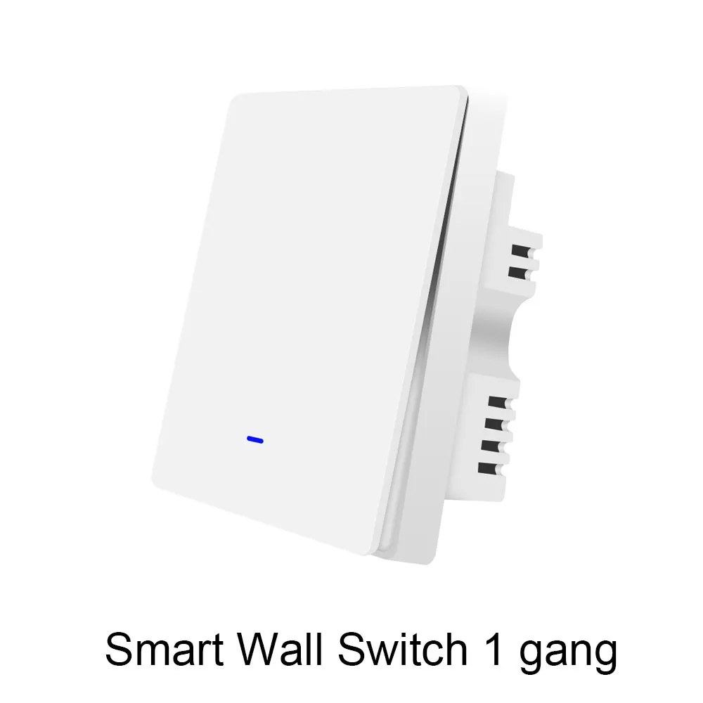 UK 1 Gang Zigbee умный светильник механический переключатель настенного выключателя Панель голос Управление работать с Alexa Echo Google Home 1/2/3-Банда мощность Изготовитель: Tuya - Цвет: UK 1 Gang