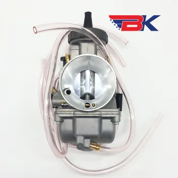 

Keihin PWK PRO 42mm 42 mil Chrome Flat D Slide Carb Carburetor LT500 KX500 CR500