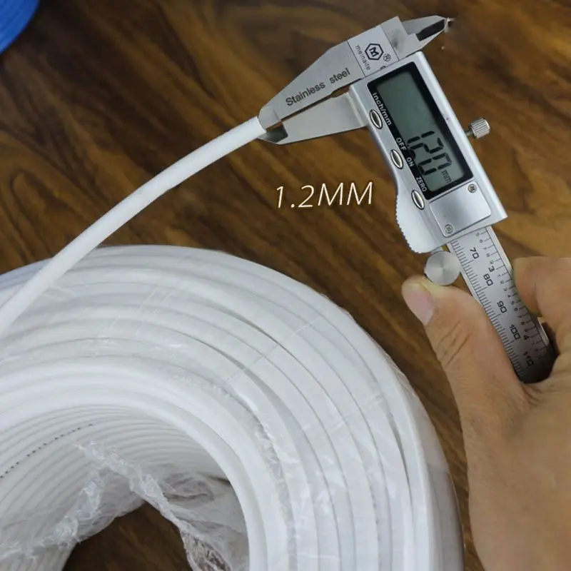 Water Filtration Tubing 1/4 inch 20m/65.62ft White PE Pipe for RO Water Filter System