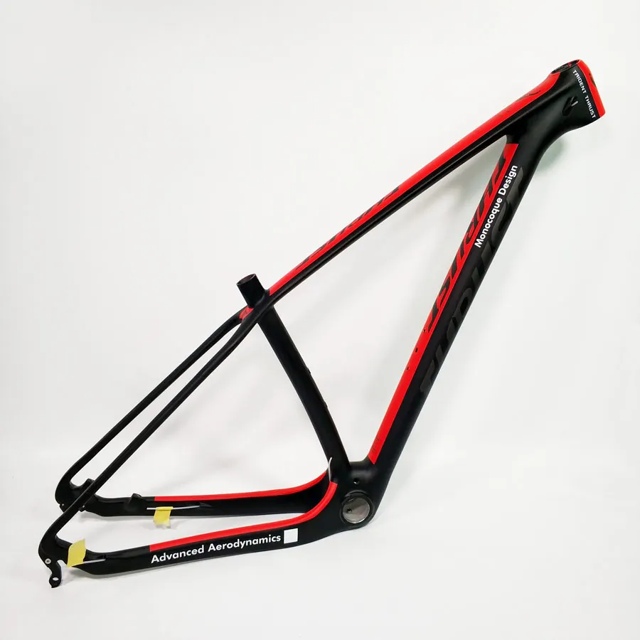 Тяга mtb карбоновая рама 29er 27,5 15 17 19 UD T1000 желтая китайская mtb карбоновая рама 29er BSA BB30 10 цветов