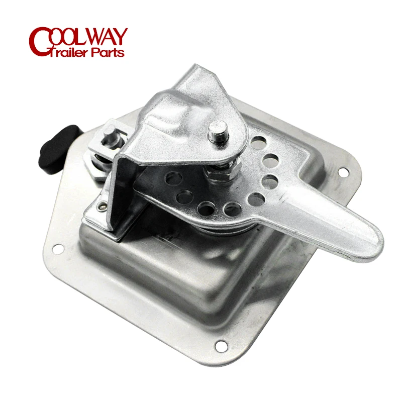 Stainless Steel Folding T Handle Door Lock Recessed Latch With Keys RV Trailer Truck Camper Tool Box