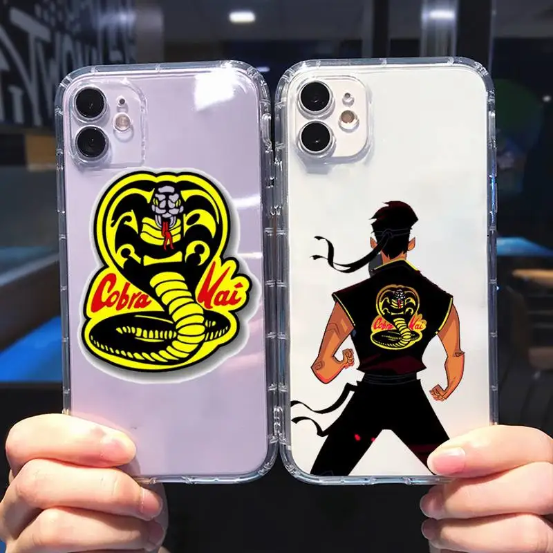 Прозрачный мягкий чехол для телефона cobra kai snake 2 iphone 5 5s 5c se 6 6s 7 8 11 12 plus mini x xs xr pro max |