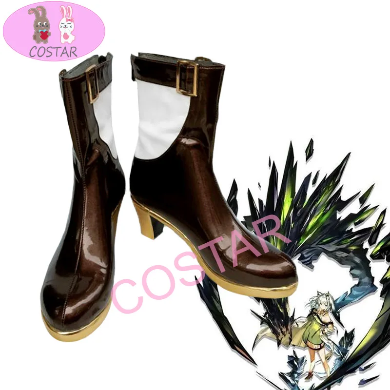 

Game Arknights Kal'tsit cosplay shoes boots Anime Project PU Boots Halloween Costumes Adult Props Unisex Custom Size Xmas Gift