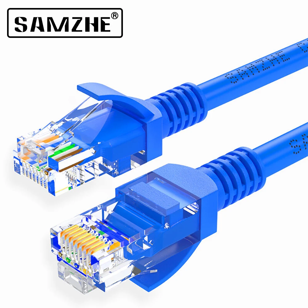 SAMZHE Cat5e патч-кабель Ethernet-RJ45 компьютер, PS2, PS3, XBox сетевые кабели LAN 0,5/1/1,5/2/3/5/8/10/15/20/25/30/40/50 м