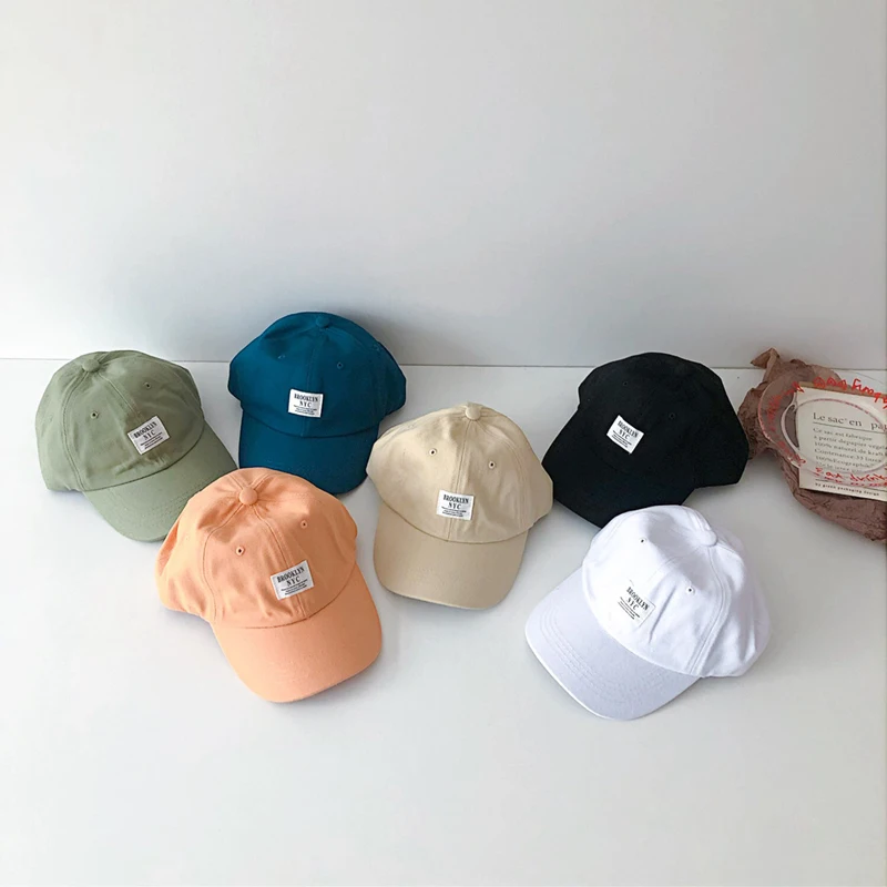 Autumn Kids Boys Girls Baseball Hats Fashion Letters Pattern Baby Sun Hats Spring Summer Casual Children Peaked Caps