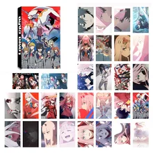 30 листов/Набор Аниме Дарлинг в FRANXX DITF LOMO карты мини открытка поздравительная открытка Kawaii Канцтовары подарок