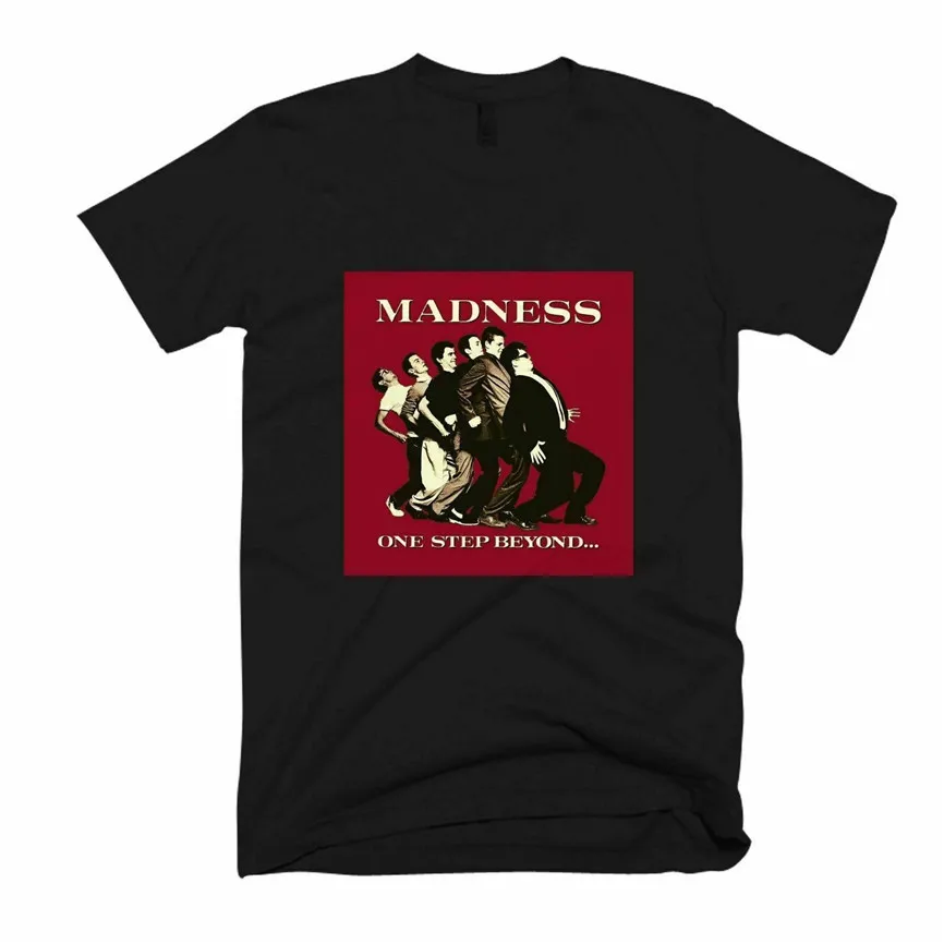 New Madness One Step Beyond Poster Men'S Women'S Shirt Usa Size S-Xxxl Zm1 Breathable Tee | Мужская одежда