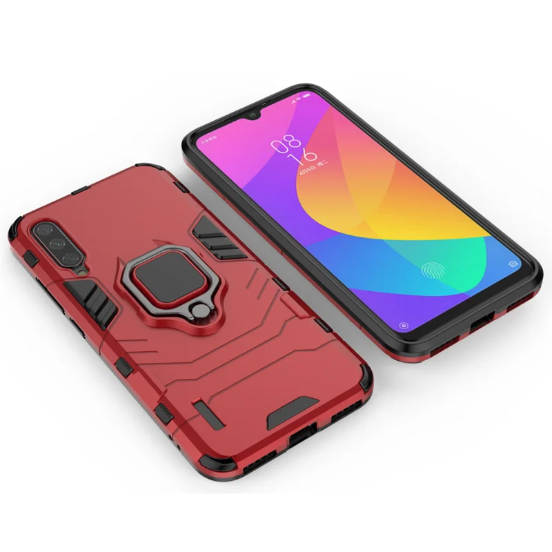 Xiaomi mi A3 автомобильный магнитный держатель Противоударная защита для мобильного телефона Чехлы для Xiao mi CC9e CC9 9T 9 SE Play Red mi 7A Note 7 Holder Fundas Cover