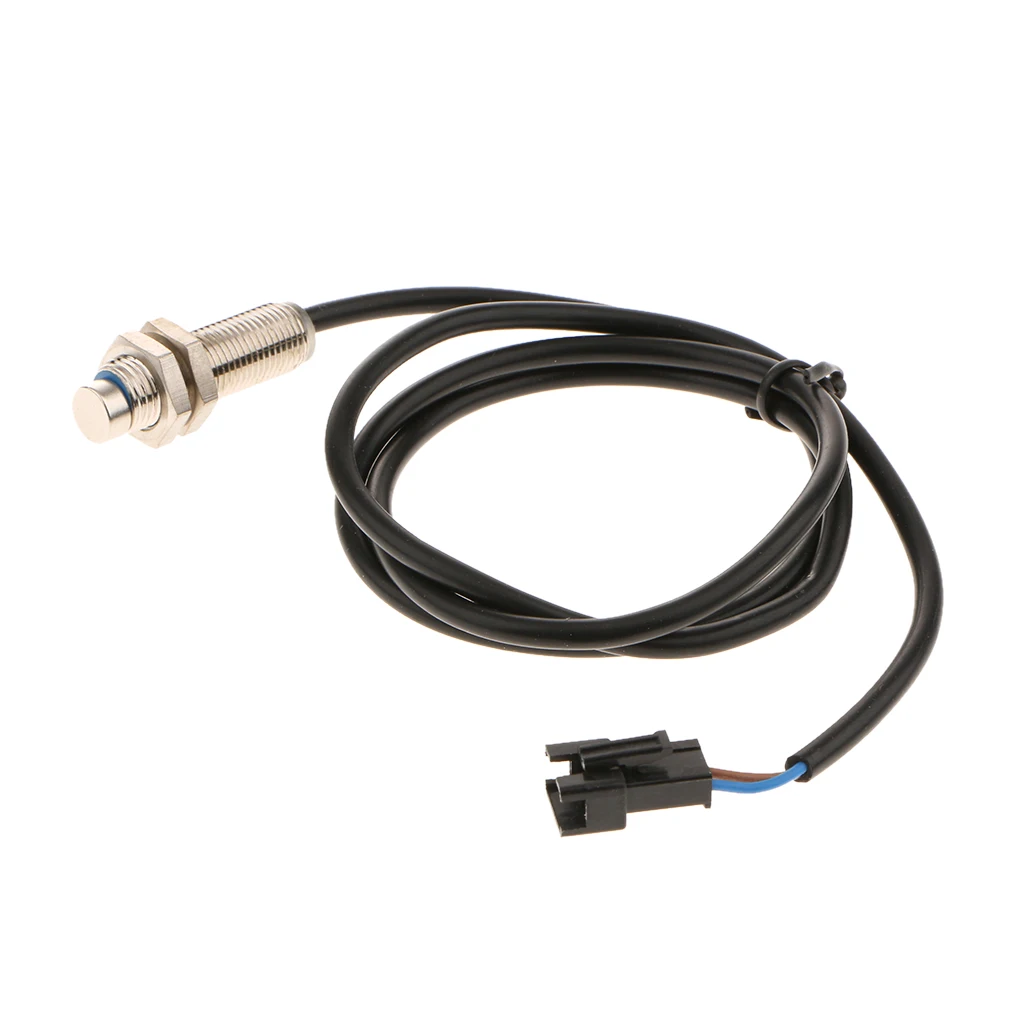 MagiDeal Motorcycle Speedometer Tachometer Digital Sensor Wire with Magnet