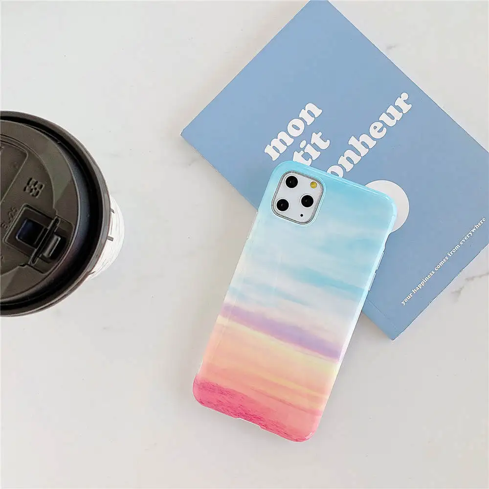 5 Роскошный Мраморный чехол для телефона для iphone 11 Pro Max XR X XS 11Pro Max 7 8 6 6S Plus, чехол, мягкий силиконовый чехол из ТПУ - Цвет: 5