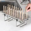 100 In 1 Ice Cream Sticks Birch Wood Popsicle Sticks Ice-lolly DIY Craft Wooden Stick Length 11.4cm 2 Lots 50pcs/lot - Image 5