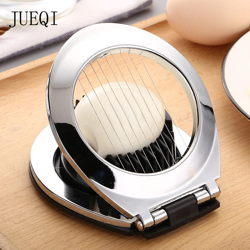 

JueQi Egg Slicer, Egg Tool Heavy Duty Slicer for Strawberry Fruit Garnish Slicer, Stainless Steel Wire with 3 Slicing Styles