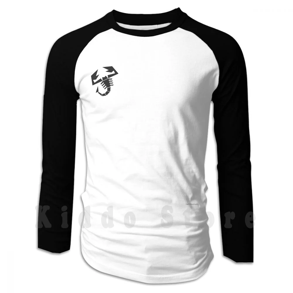 Felpa Con Cappuccio Scorpion Nera Manica Lunga Abarth North West Abarth Scorpion Italiano Nwa