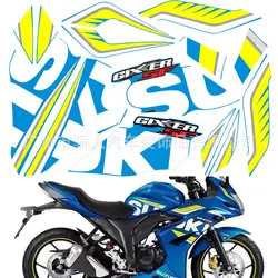 Подходит для Suzuki Gixxer Geek SA GSX150F SF150 весь автомобиль классные Цветочные наклейки Gixxer 150